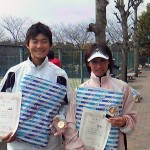 千葉市ミックス準優勝　安藤・秋山陽